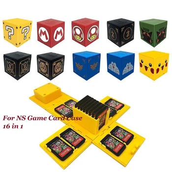 

16 in 1 For Nintend Switch Shockproof Game Cards Case NS Hard Shell Box for Nitend Switch Games Storage Accessories 2019