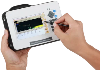 FHO3000-D26 tela sensível ao toque hd 5 polegadas, portátil, interface simples e teste otdr com um botão