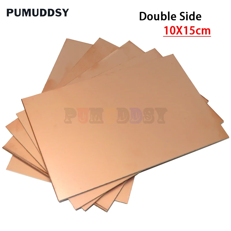 1 шт. FR4 PCB 10x15 см 10*15 односторонняя медная плакированная пластина DIY Kit