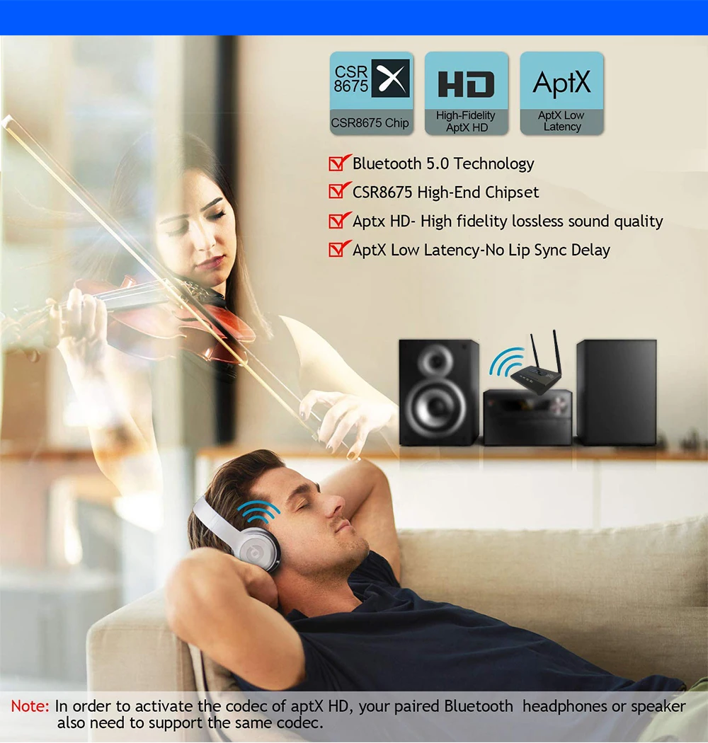 Kebidu B22 3 в 1 Bluetooth 5,0 передатчик приемник NFC аудио адаптер AptX-LL HD оптический 3,5 мм RCA AUX для ТВ/домашней стерео