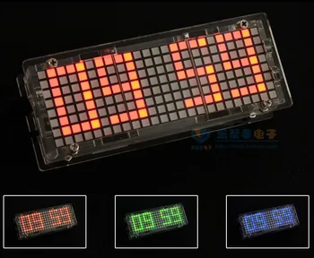 

Dot matrix LED clock DIY kit electric learning kit science toy