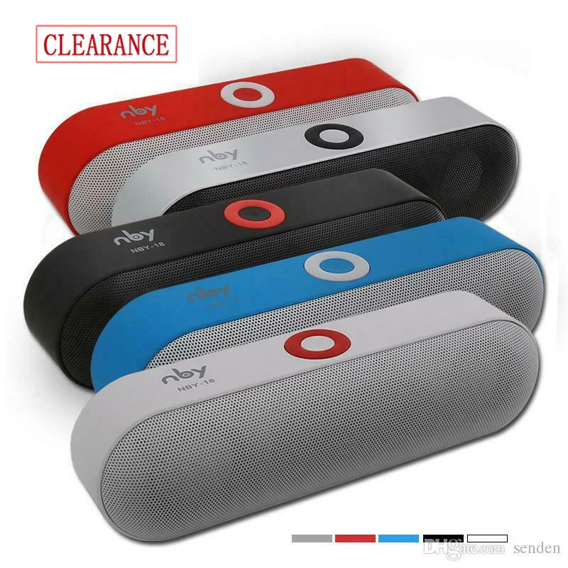 Мини Bluetooth Колонка NBY 18 Портативная Беспроводная колонка звуковая система 3D