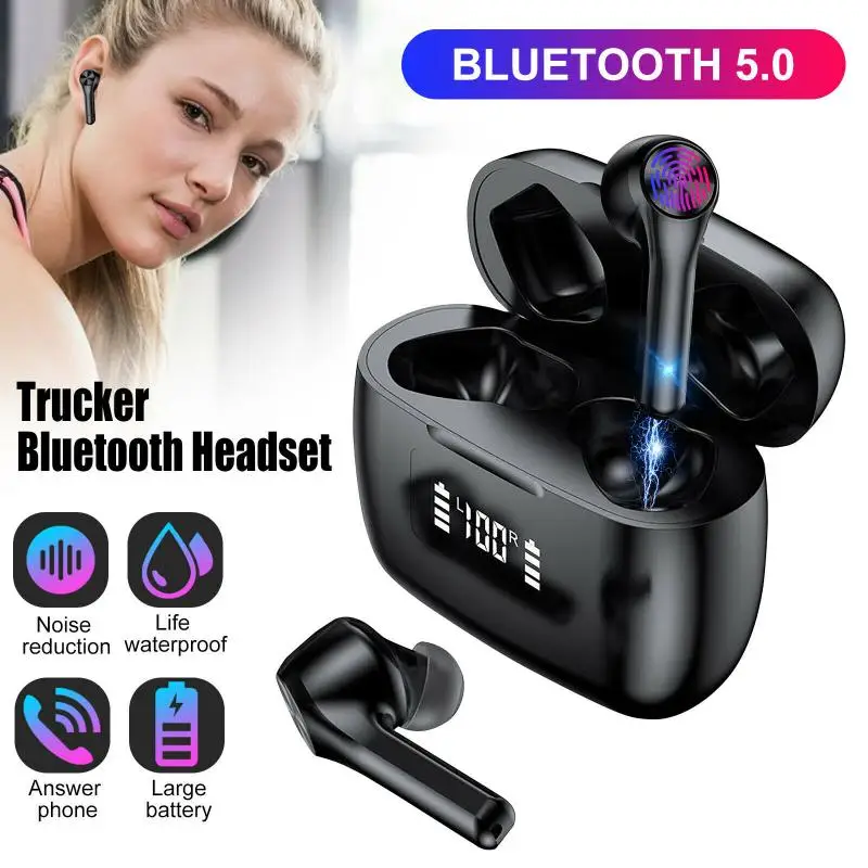 

Mini HiFi Bluetooth5.0 Earphone Wireless Earbuds With Dual Mic Power Display Charging Case For Samsung For IPhone For Xiaomi