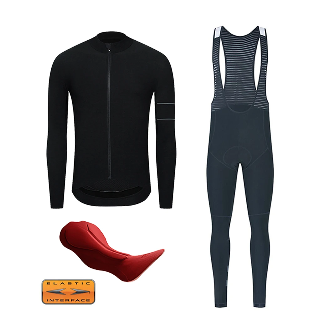 YKYWBIKE 2021 Cycling Jerseys Set Bib Pants Winter Thermal Fleece Long Sleeve Coat Jacket Cloting Suits | Спорт и развлечения