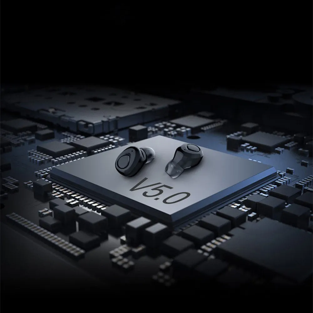 Bluetooth 5,0 настоящая беспроводная гарнитура TWS наушники-вкладыши музыкальные наушники Спортивная гарнитура CVC6.0 шумоподавление с