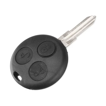 KEYYOU sostituzione nessuna lama con guscio remoto lama per Mercedes Benz MB Smart Fortwo 450 Forfour Roadste Car Key Cover Fob Case - KEYYOU sostituzione nessuna lama con guscio remoto lama per Mercedes Benz MB Smart Fortwo 450