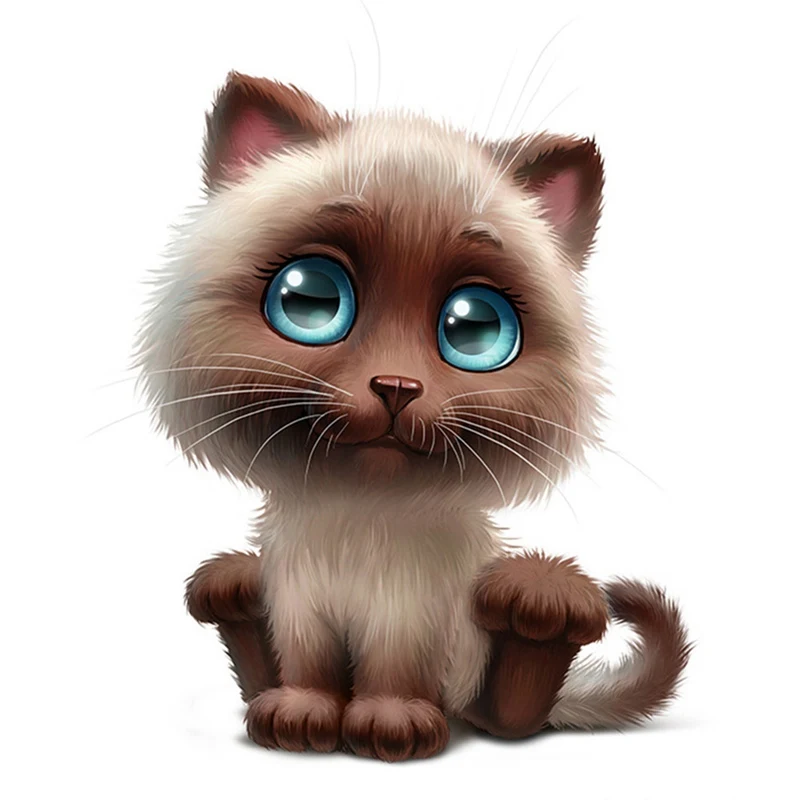 

Creative Animal 3D Cartoon Lovely Cat Car Sticker Accessories Motorcycle Waterproof Car Window Decal PVC 18cm X 15cm