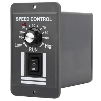 

DC Motor Speed Controller DC 12-60V 20A Brush Motor Speed Controller Forward/Reverse Electric Motor Speed Regulat
