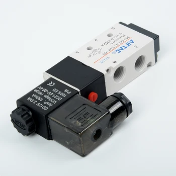 

4V210-08 DC 12V 29mA 2 Position 5 Ways Pneumatic Air Solenoid Valve UK Stock
