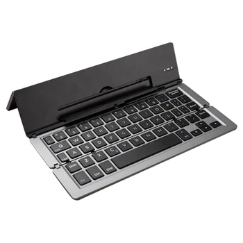 

Portable Aluminum Folding Blueteeth Keyboard Foldable For Most of Tablets and Smart Phones