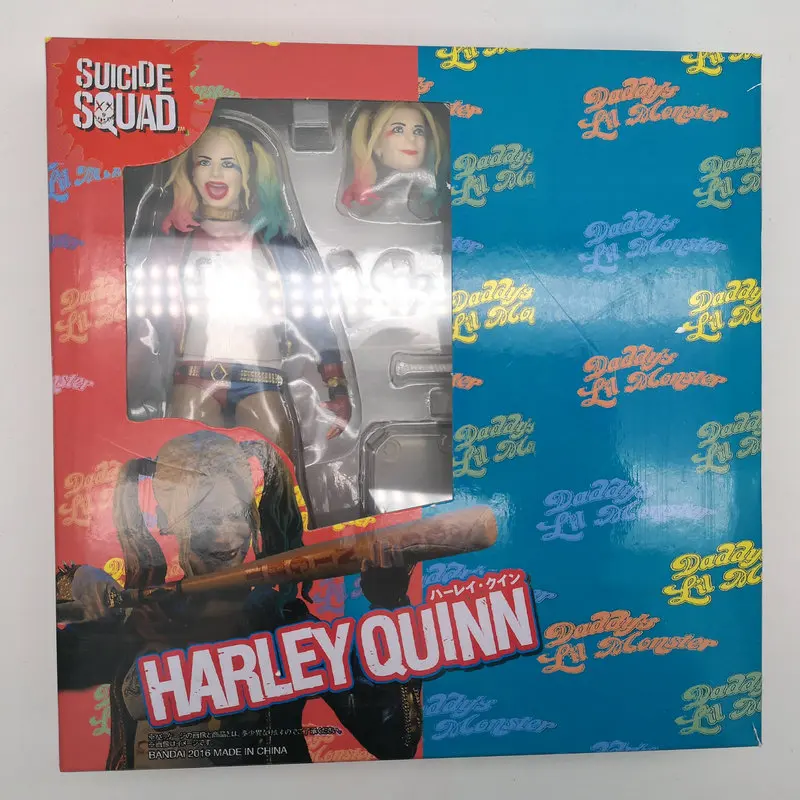 Подвижные экшн фигурки Harley Quinn 3 лица головы отряд самоубийц ПВХ игрушки куклы на