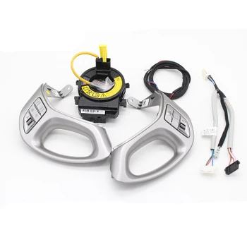 

2011-14/17 Cruise control Steering Wheel Contro Buttons For Hyundai ix35 With Clock Spring Bluetooth Iphone Line speed Buttons