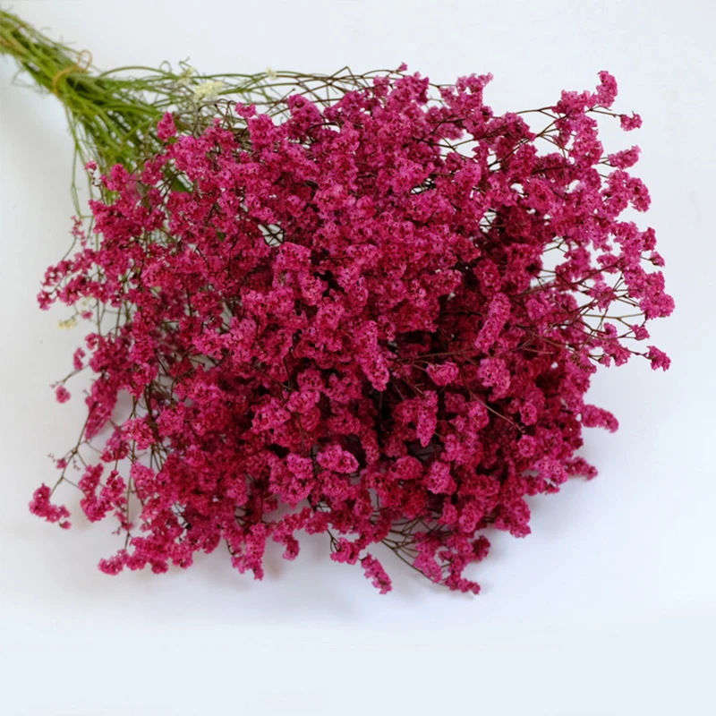 Natural Dried Flowers Preserved Flower Bouquet Red Rose Pink Crystal Grass  Home Wedding Mariage Decoration Home Room Decor - Artificial Flowers -  AliExpress