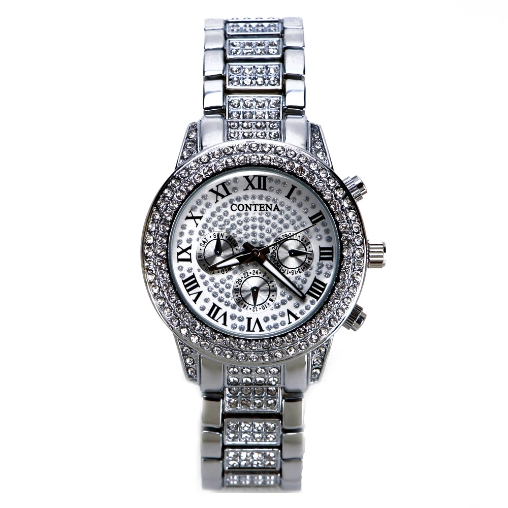 Горячая новинка, женские часы, известный роскошный топ бренд, логотип, Модные Кварцевые Золотые женские наручные часы, Женева, дизайнерские Подарки для женщин
