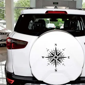 

Vinyl PVC Decal Car Body Sticker Black 50*50cm Back with adhesive Accessories Decoration