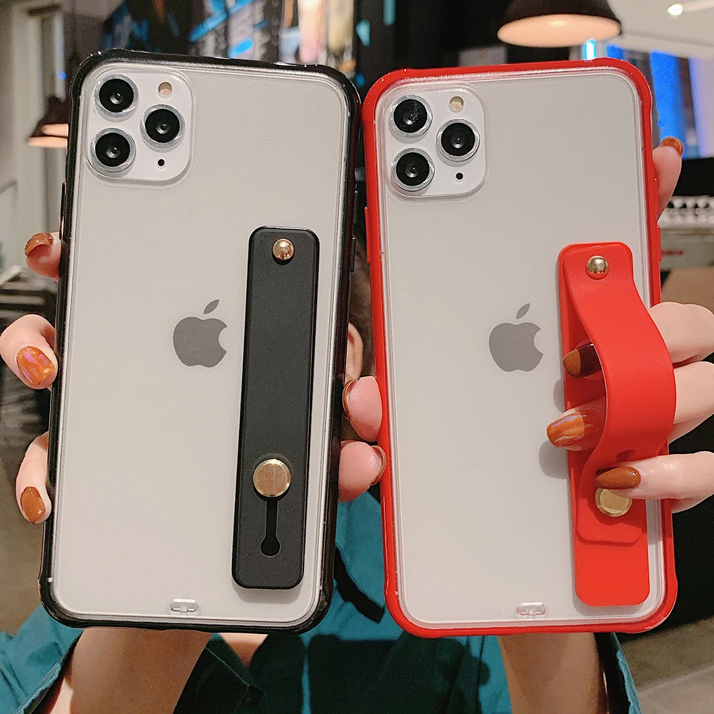 Противоударный чехол бампер для телефона iPhone 11 Pro Max X XR XS 8 7 6 6S Plus прозрачный
