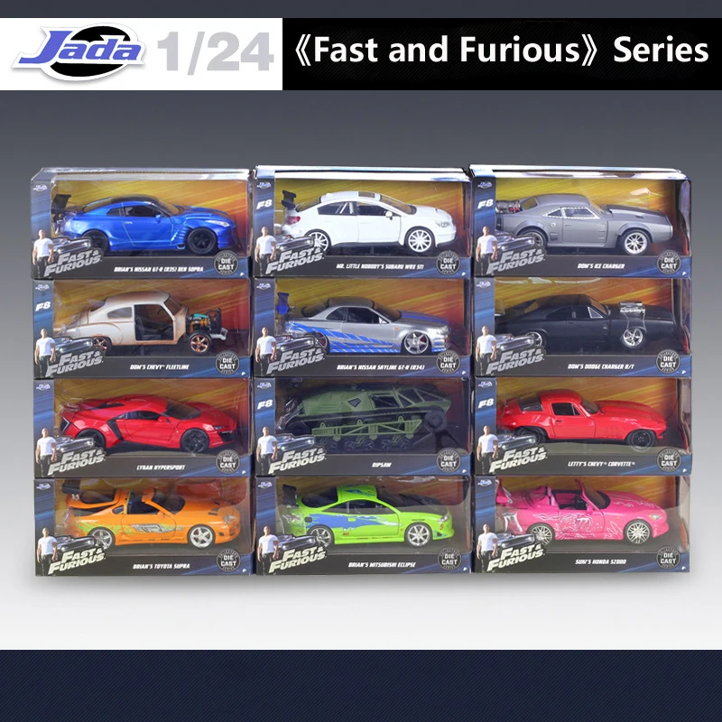 Toy Diecast-Toy Model-Cars Birthday-Gifts-Collection Furious-Alloy Metal High-Simulator