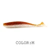 Señuelos blandos de pesca Leurre Shad, cebo de silicona de doble Color, cola en T, 5CM, 2022 CM, 10CM, novedad de 7,5 ► Foto 3/6