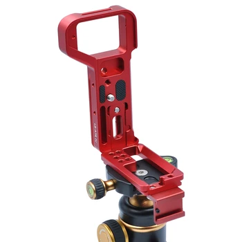 

Quick Release L Plate with Cold Shoe Extension L Type Telescopic Adjustment Bracket for Sony A74 A7R4 A7M4 IV A92