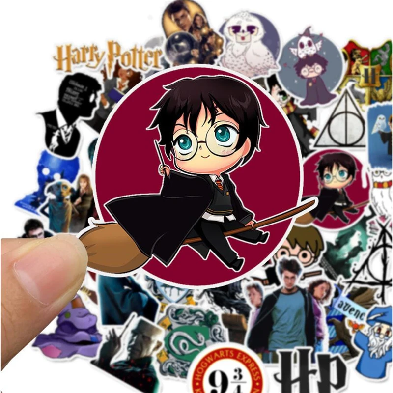 50pcs movie poster wall sticker Waterproof for Laptop Skateboard Suitcase Guitar Furniture Decal DIY Toy Sticker