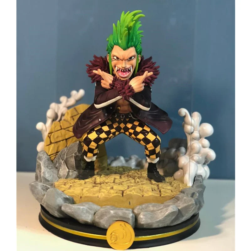 8" One Piece Bartolomeo Statue Barto Club Bust Straw Hat Pirates Full