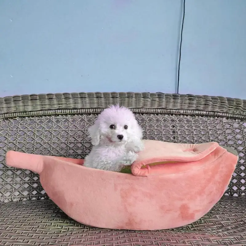 The Banana Dog Bed | Cute Dog Beds | Cute Puppy Beds