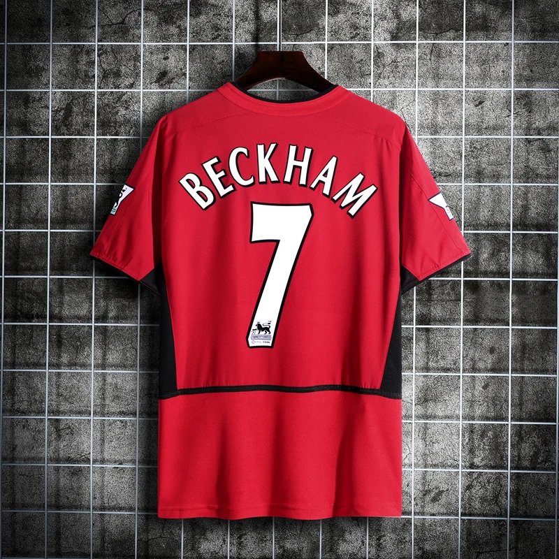 Красная Ретро-футболка для регби 2002/03 рубашка с длинным рукавом Красного Роналду