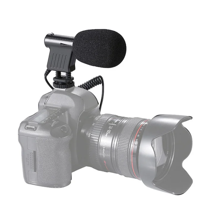 Мини микрофон интервью вещания направленный конденсатор для DSLR камер видеокамеры Запись GV99