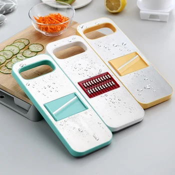 

XYj Household Vegetable Cutter With 304 Stainless Steel Slicing Blade Potato Tomato Shredder Cheese Grater Mandoline Slicer Tool