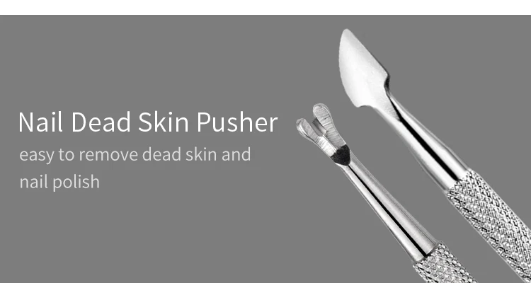 6Pcs/Set Nail Art Polish Remover Gel Soak Off Cap Clip Cuticle Pusher Cotton Wipes Polishing File Buffer Manicure Clean Tool