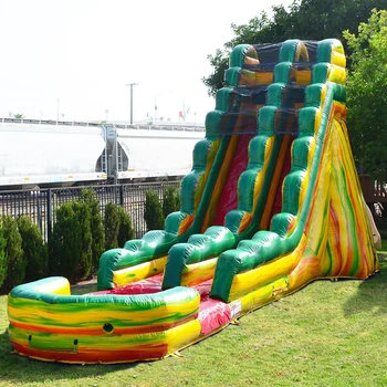 Buy Beautiful Design Commercial Inflatable Slide Outdoor Giant Slide Sports And Entertainment With Air Blower