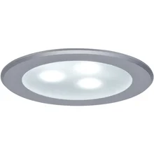 98351 Светильник встраиваемый круглый мебельный LED 3x3W алюминий(тра