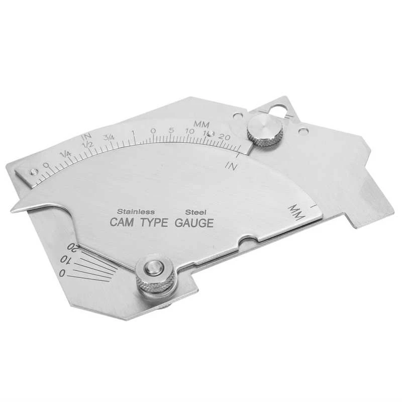 Welding Gauge,Welding Gauge Stainless Steel CAM Type Plated Size Inspection Tool Measurement MG‑8 