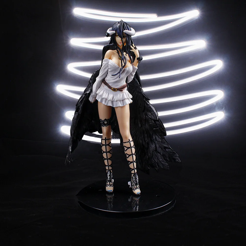 22cm Overlord Albedo So-Bin Anime Figure III Action Figurine Ainz Ooal Gown Toys | Игрушки и хобби