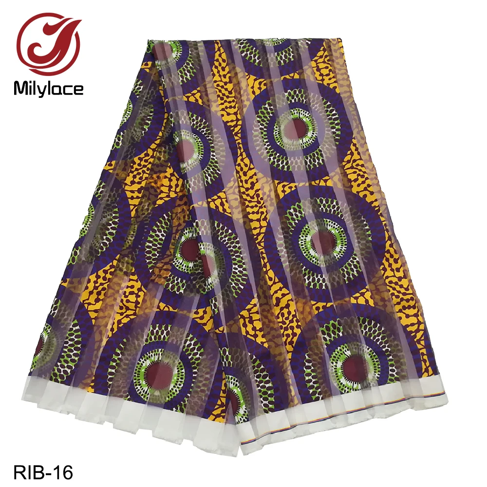 Модная африканская печатная органза и лента ткань толстая лента прозрачная ткань для женщин и мужчин 14 дизайнов