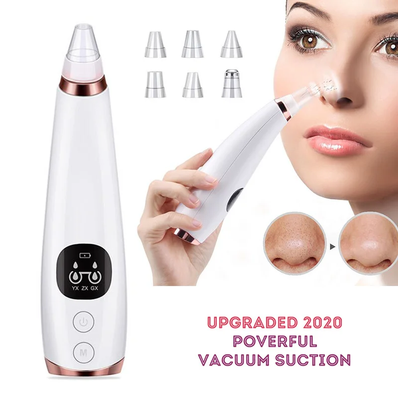 Blackhead Remover Vacuum Pore Cleaner Electric Nose Face Deep Cleansing Skin Care Machine Birthday Gift Dropshipping Beauty Tool | Красота и