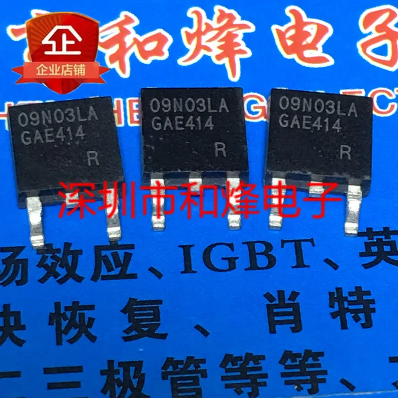 10Pcs 09N03LA IPD09N03LA Te 252 50V 25A 100% Nieuwe & Originele ...