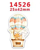 PR-14526 Принадлежности для рукоделия с изображением героев мультфильмов плоские с обратной стороны плоские смолы 30 штук. PR-4045-14634 - Цвет: PR-14526