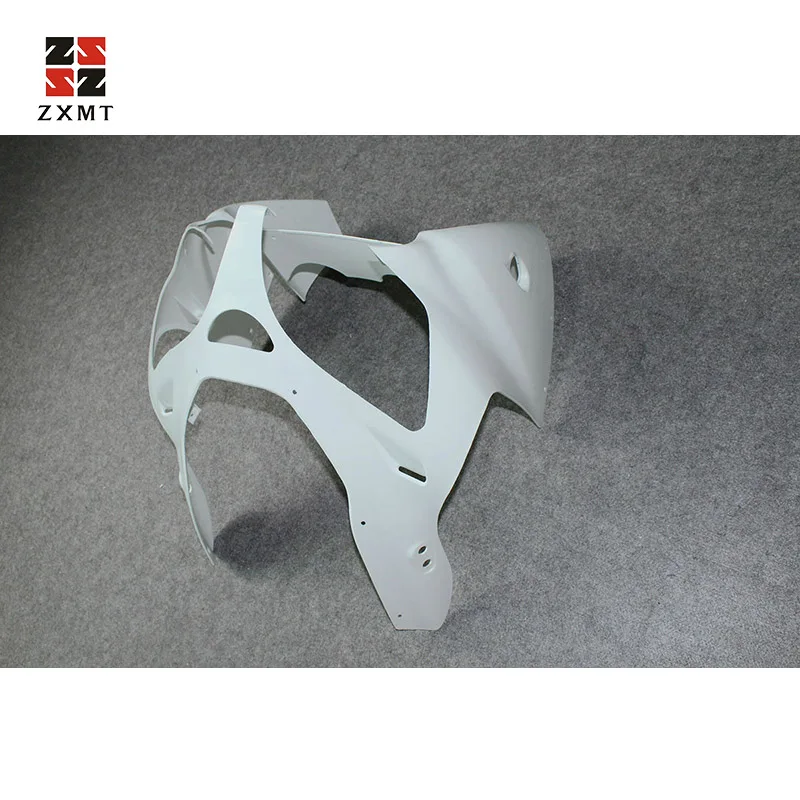 ZXMT Неокрашенный АБС нос передний капот для Kawasaki Ninja ZX-6R 2000-2002/ZZR600 2005-2008 УФ свет закрепитель для гель-лака
