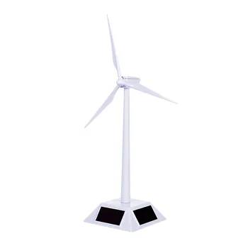 

Solar Powered Windmill Toy Solar Energy Science Teaching Tool Home Garden Desk Ornament Model Educational Toy Gift For Kid-White