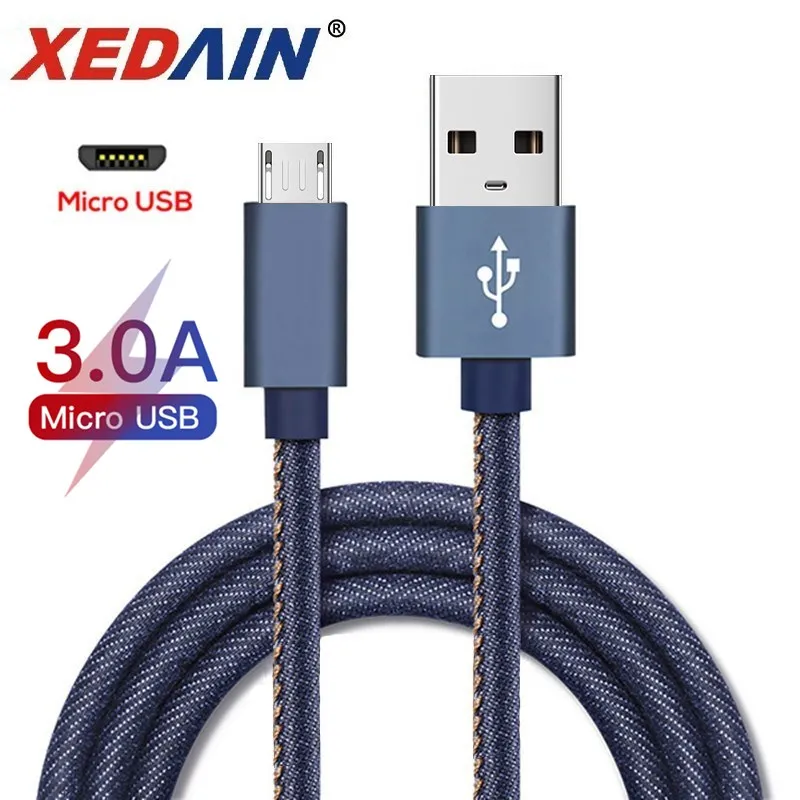 Кабель Micro USB Type C для быстрой зарядки телефонов зарядный кабель Samsung Huawei Xiaomi xiomi