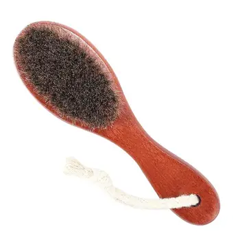 

Multifunctional Beard Brush Creative Beard Cleaning Brush Useful Beard Care Accessory Bath Brush for Men Male (Brown)