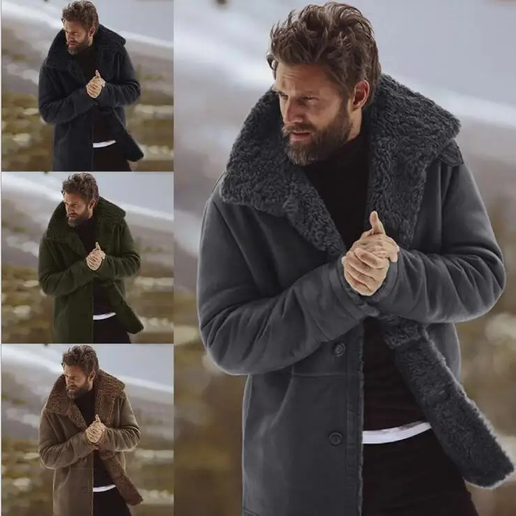 

Mens Winter Parkas Jackets Mens Casual Loose Thicken Fleece Jackets And Coats Mens Thicken Warm Down Jackets Cotton Parkas Coats