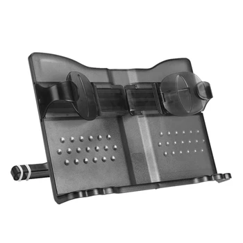 

Promotion! Book Reading Stands, Plastic Book Stand Hold, Adjustable Cat Type Bookstand, Portable Cookbook Holder/Sheet Music Sta