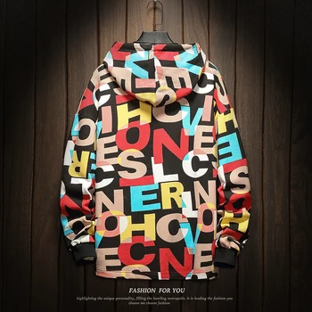 

Letter print hoodies Men's fashion Hoodies Autumn winter Male Casual Hoodies Sweatshirts Pullover Sweatshirt