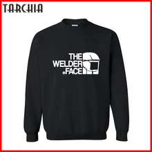 TARCHIA Mens Hooded Hoodies 2018 THE WELDER FACE Print Sweatshirt Mens Pullover Hoodies Clothes Man Hoodies Tracksuits