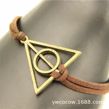 Гарри Поттер «Дары смерти» ретро DIY Браслеты ручной плетеный браслет простые браслеты Европа и Америка Мода