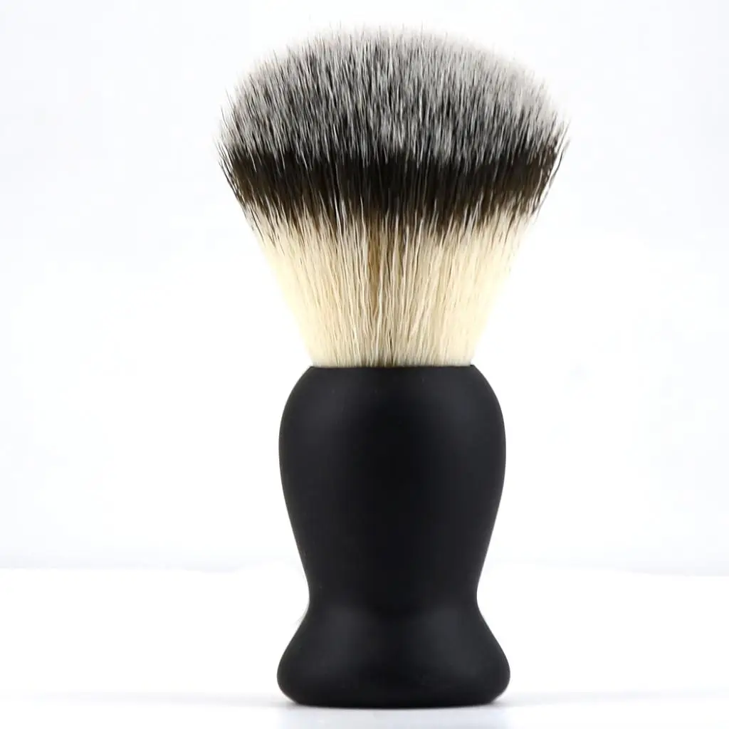 Men Shaving Soft Brush / Hair Removal Beard Moustache Whiskers Cleaning Tool with ABS Handle for Personal Care