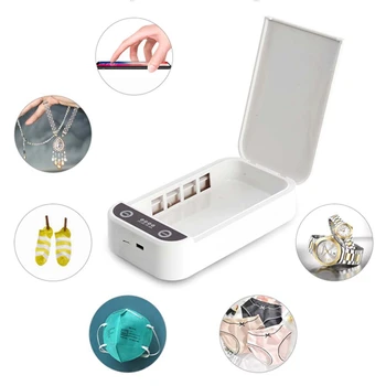 

Mobile Phone Sterilizer Mask Sterilizer Small UV Sterilization Cleaning Mobile Phone UV Sterilization Box Hot Sale New Arrivals