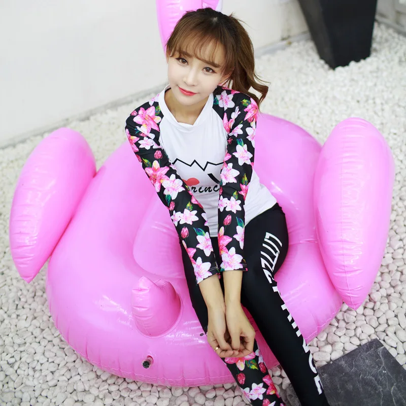 Diving Suit Women's Jellyfish Clothing Split Type Trousers-Swimsuit Sun-resistant Long Sleeve Wetsuit Sports Swimwear